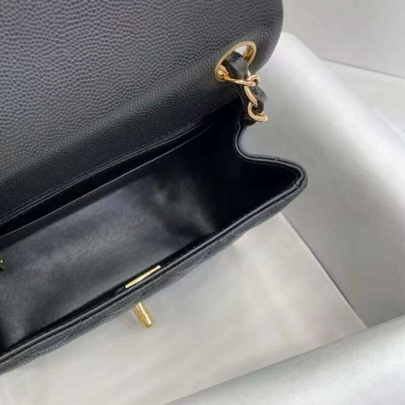 Designer women's Calfskin Chain crossbody Bag Soft leather Handbag purse Metal chain flap shoulder bag