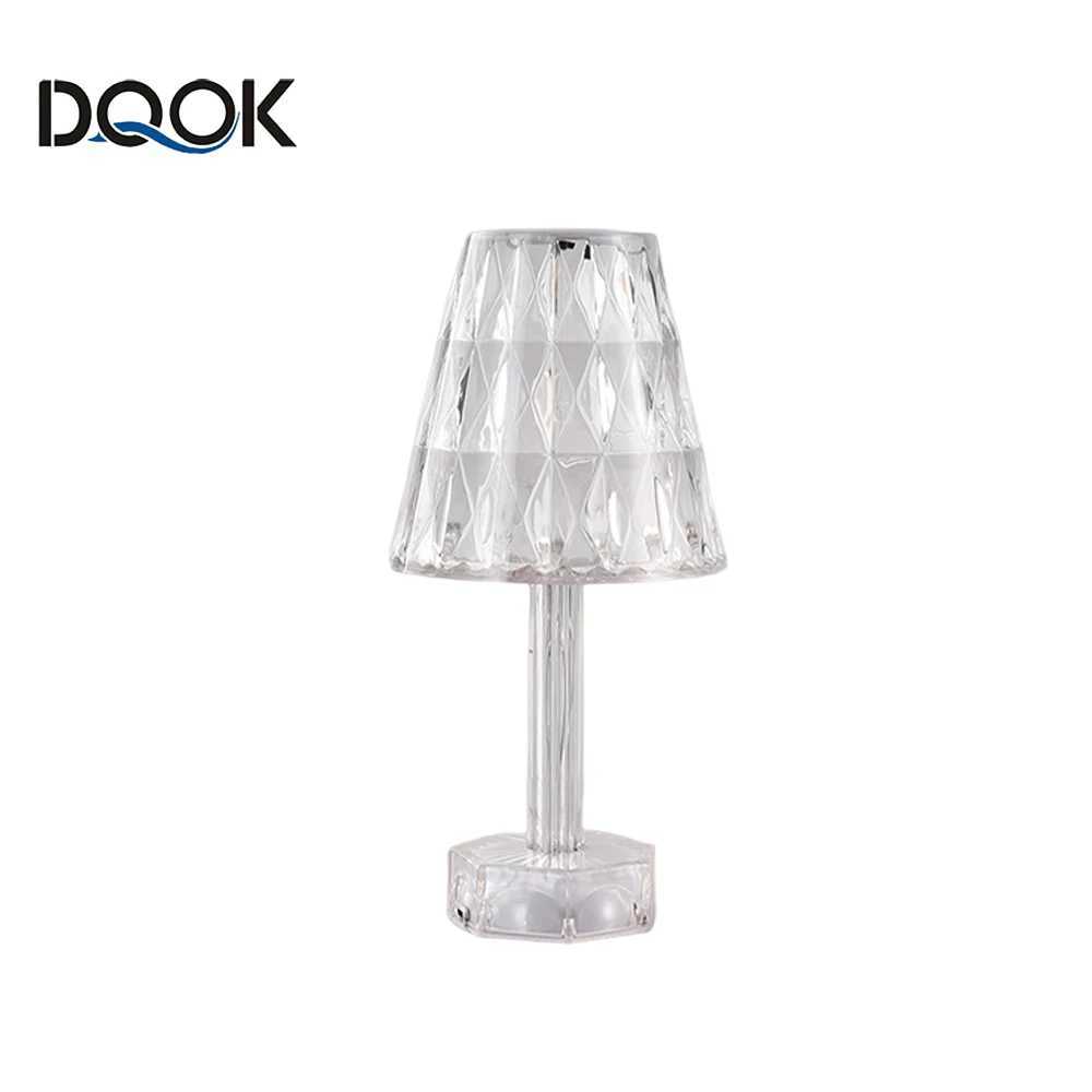 Diamond Crystal Projection Night Lights USB Charging Touch Control Restaurant Decoration Desk Light Bedside Night Lamp C250912