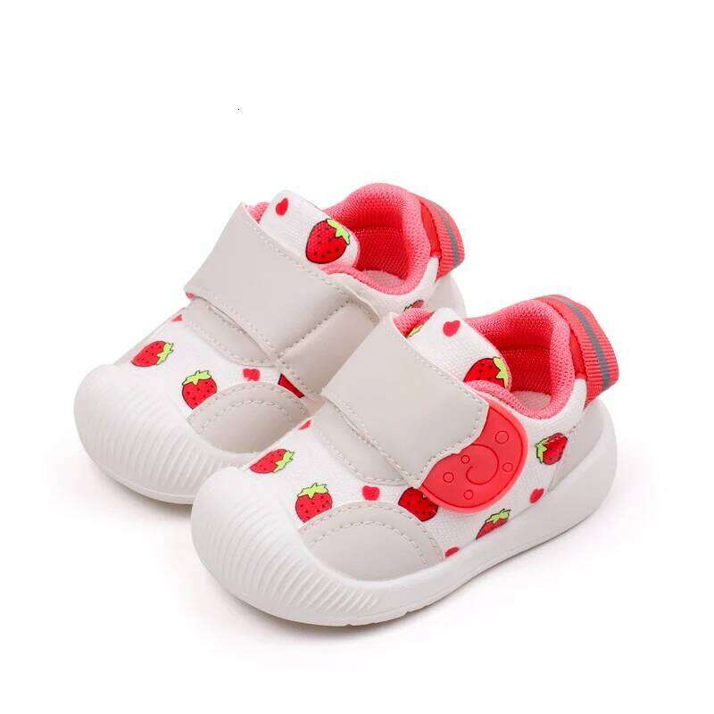 Boys Girls Spring and Fall Cartoon Cute Baby Sneakers Soft Rubber Bottom Non-slip Breathable Walking Shoes