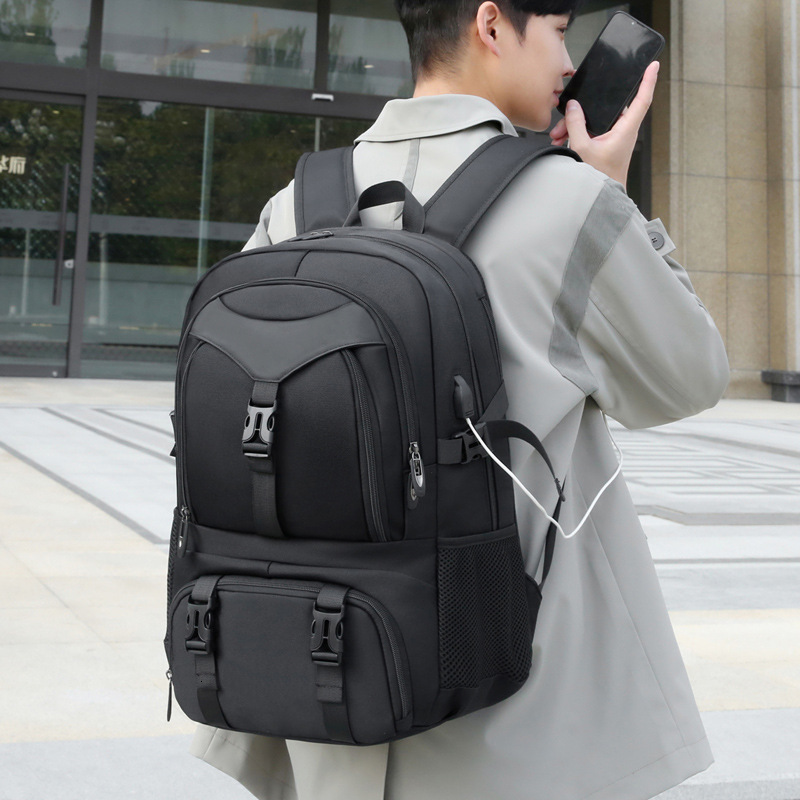 Expandable Short Luxury Bag Trip Business Designer Bag Trip Laptop Backpack Multifunctional Free Shipping Commuting Travel Men S Travel Backpack