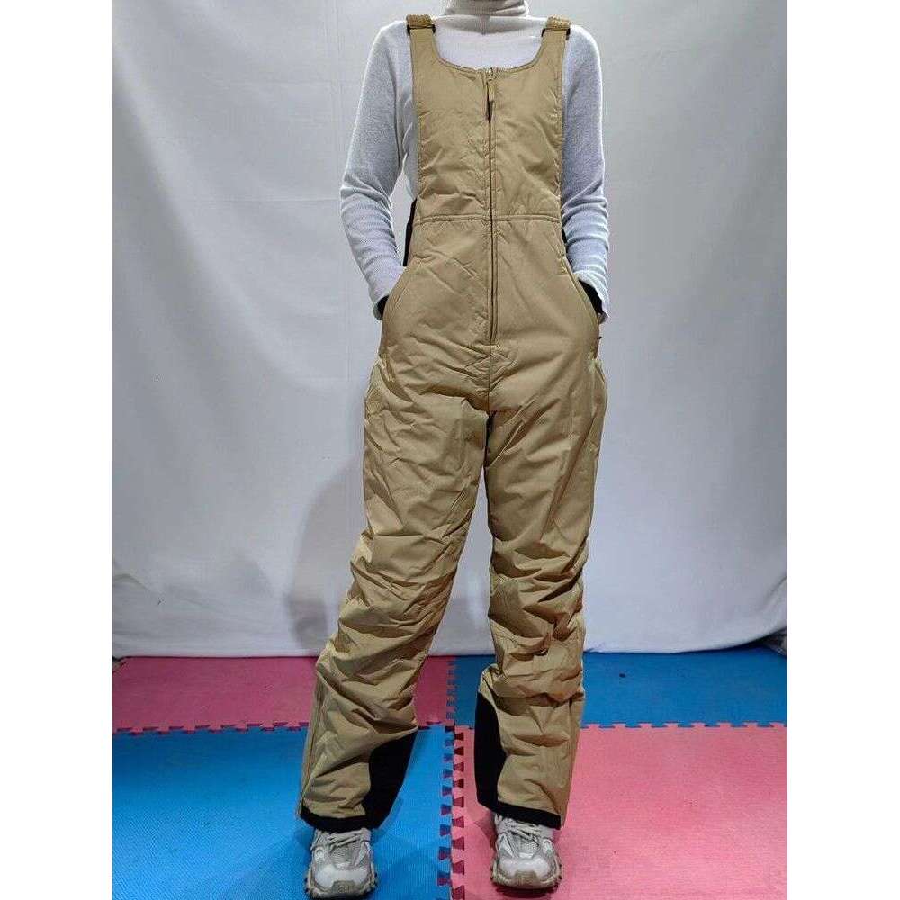 Insulated Ski Pants Overalls Ripstop Warm Insulated Snowboard Overalls Comfortable Snow Bibs Ski Pants For Men & Women