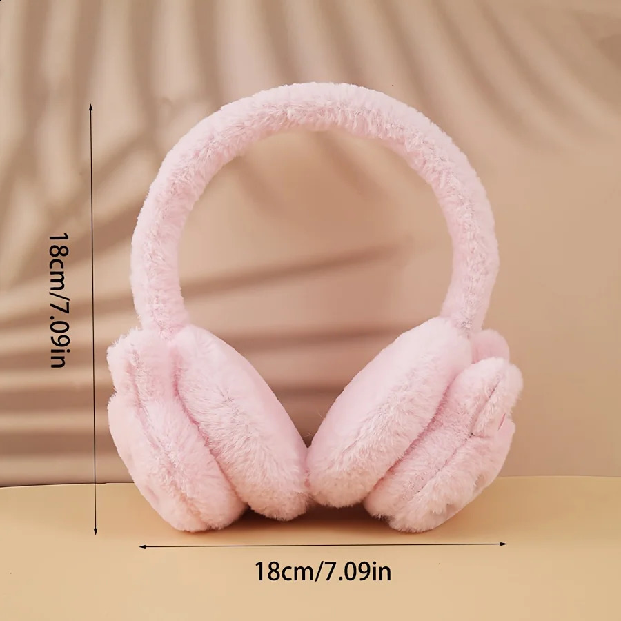 Korean Version Autumn and Winter Plush Warm Earmuffs Plush Cute Cartoon Cat Earmuffs Protect Ears From Cold 250911
