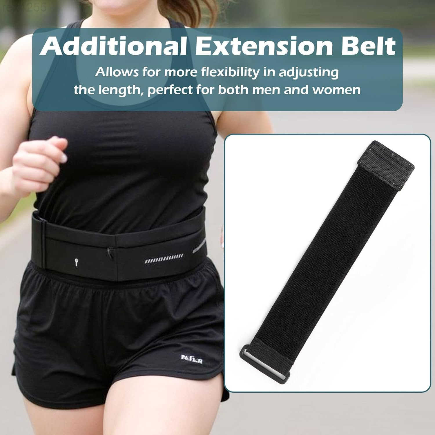 Slim Running Belt for Men and Women Running Waist Pack with Water Bottle Towel Multi Pocket Fanny Pack Phone Holder Adjustable for Running Climbing Me