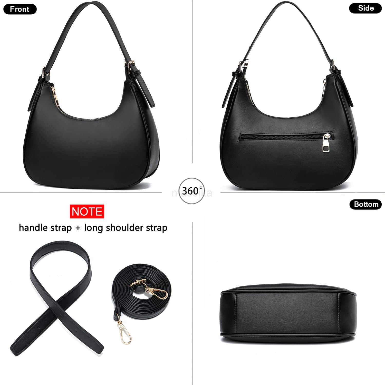 Small Crescent Shoulder Bags Purses for Women Retro Classic Clutch Hobo Tote Purse and Handbag Cute Crossbody Bags M250912