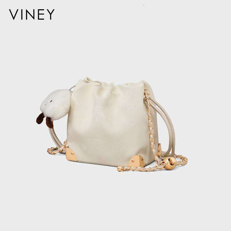 VINEY Bucket Bag For Women, 2025 New Summer Crossbody Bag, Cute And Niche, Single Shoulder Chain, Stylish Woman Box Packaging