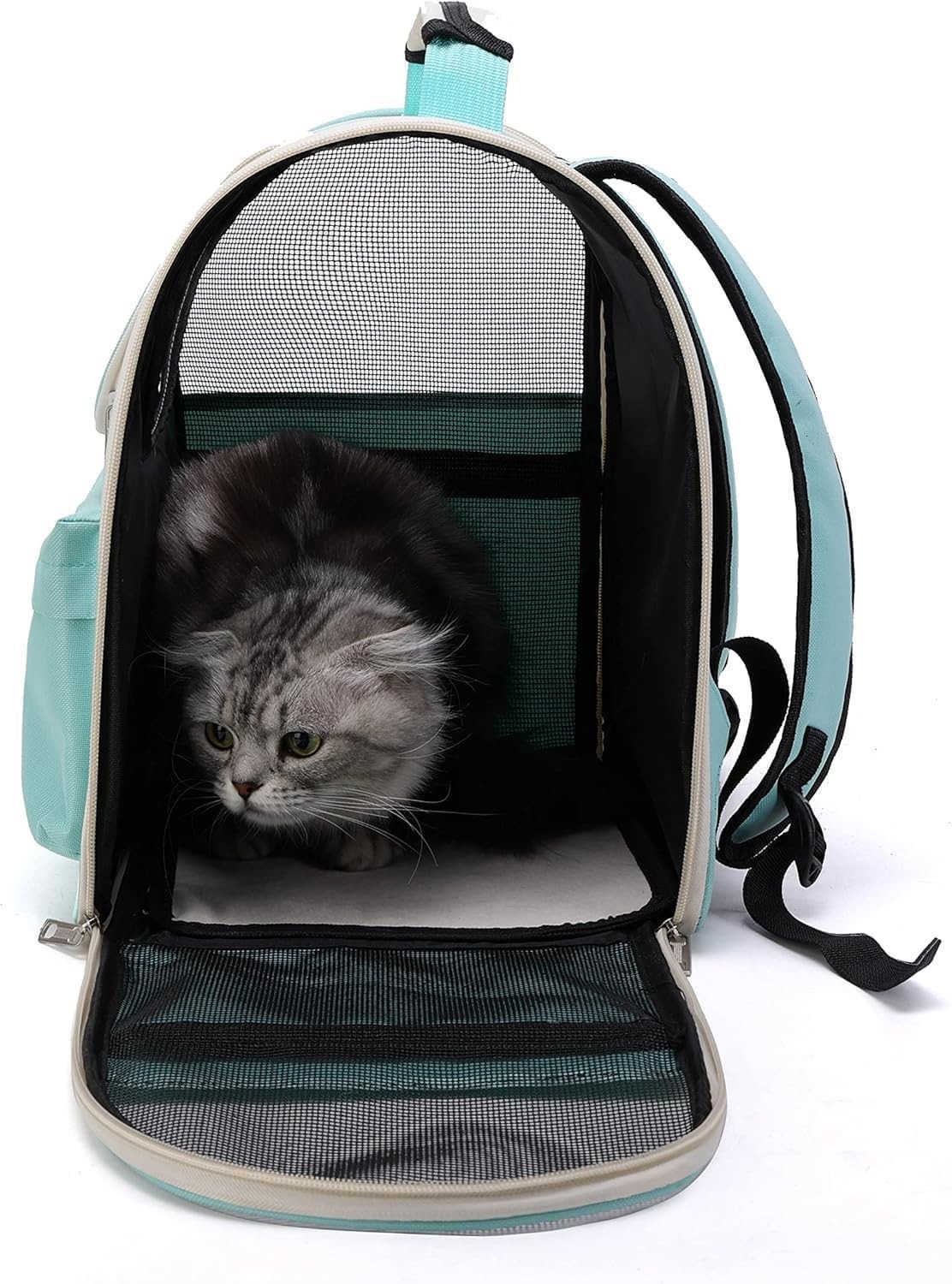 Cat Carrier Backpack for Small Medium Cats Dog Backpack Pet Cats Puppy Dogs Birds Bunny Backpack for Travel Indoor Outdoor UseGrayW250912