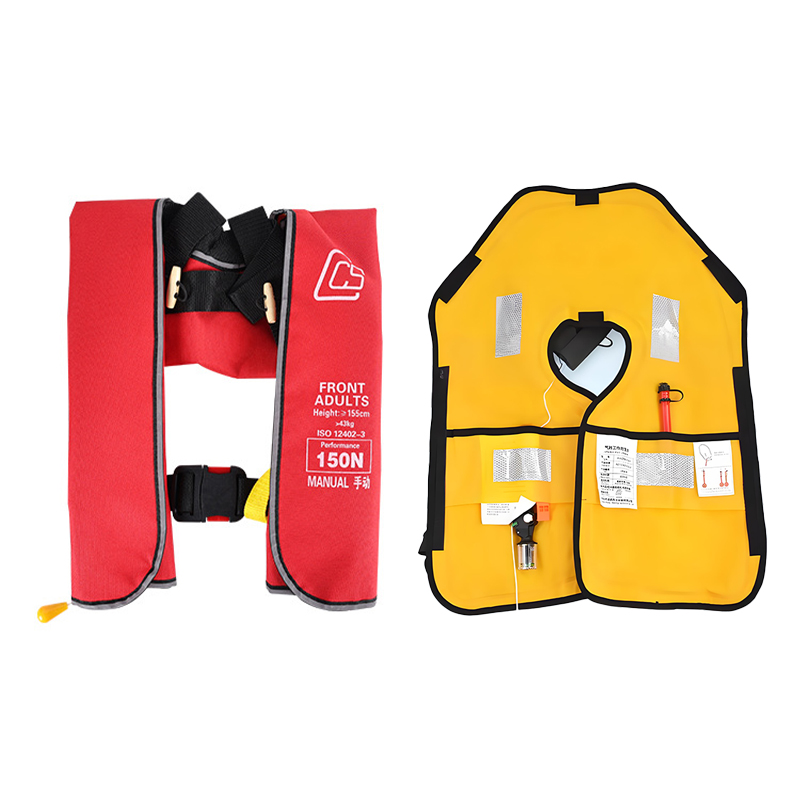 inflatable rescue vest life jacket life vest Water rescue High buoyancy Convenient, fast and simple Wear-resistant