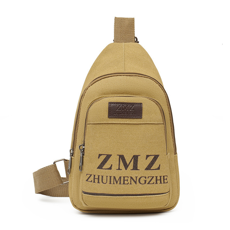 Luxury Bag Canvas Casual Crossbody Bag Men S Trendy Bag Free Shipping Large Capacity Men S Chest Bag Student Backpack Sports Outdoor Cycling Designer 