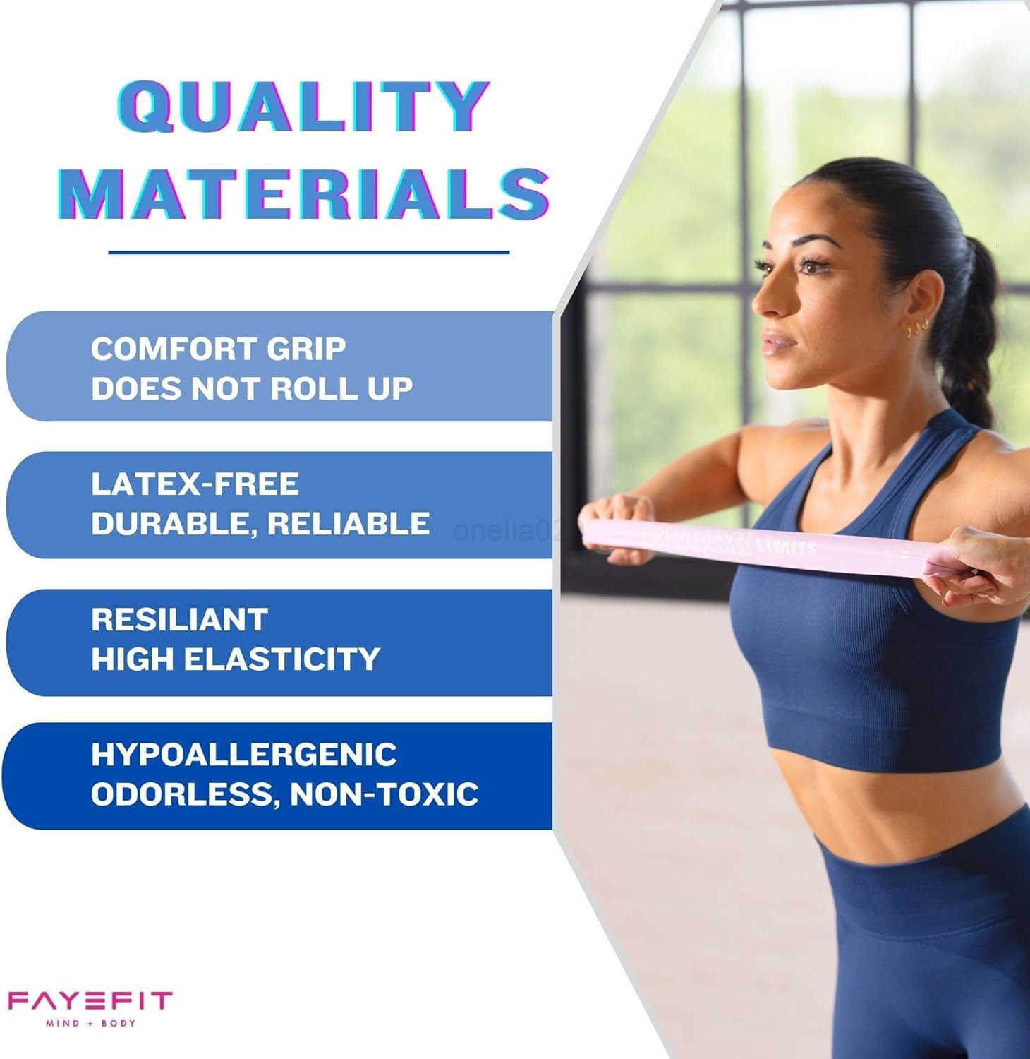 Resistance Bands for Working Out Exercise Bands Resistance Loops Workout Bands Physical Therapy Bands Set of 5 Stretch Bands for Exercise at Home Carr