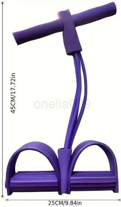 21 Fitness Resistance Bands4 Tube Pedal Ankle PullerPedal Resistance Band with HandleResistance BandsStrength Training Tummy Waist Arm Leg Slimming Ho