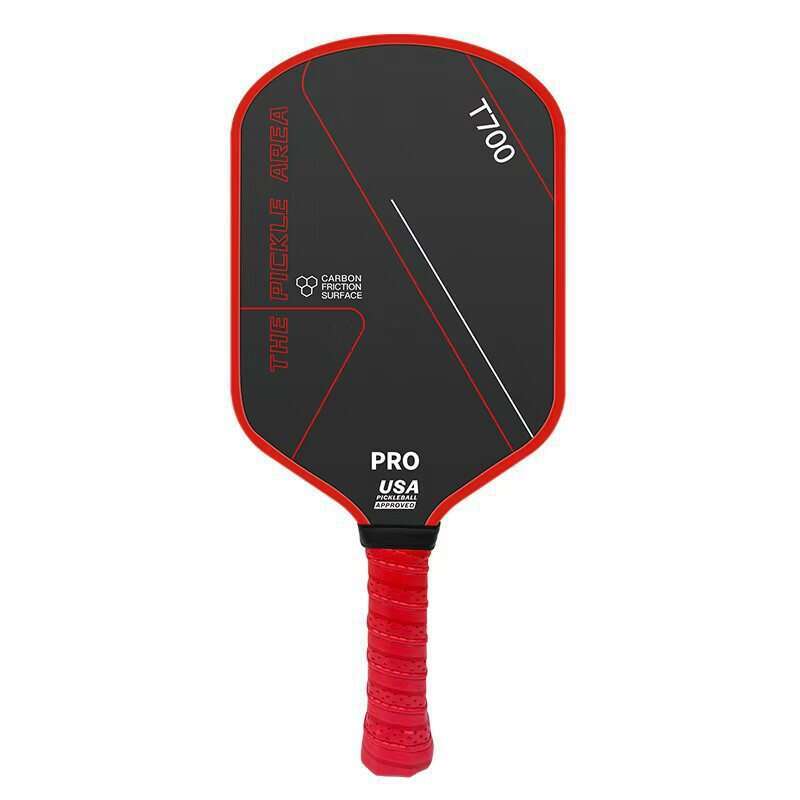 2025 New Hot USAPA Approved T700 Raw Carbon Fiber Pickleball Paddle Spin Textured Surface