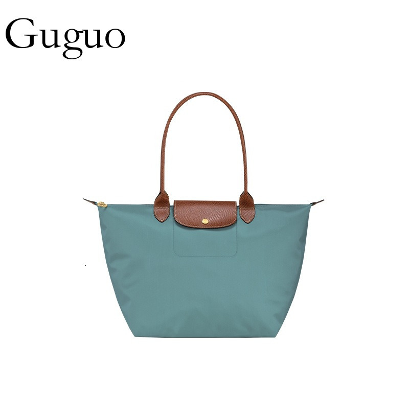 Guguo Free Shipping New Designer Bag Exclusive French Long Champ Bag Embroidered Dumpling Bag Large Capacity Long Champ Tote Bag Women's Bag Unde