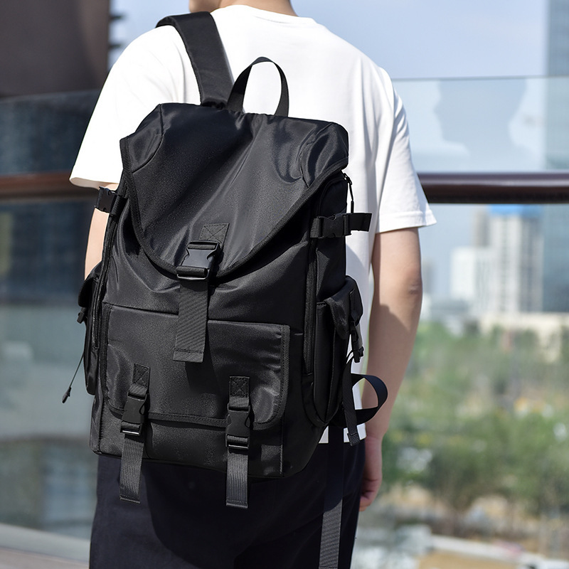New Men S Free Shipping Backpack Large Capacity Expandable School Bag Fashion Business Laptop Bag Simple Luxury Bag Double Shoulder Designer Bag Commu