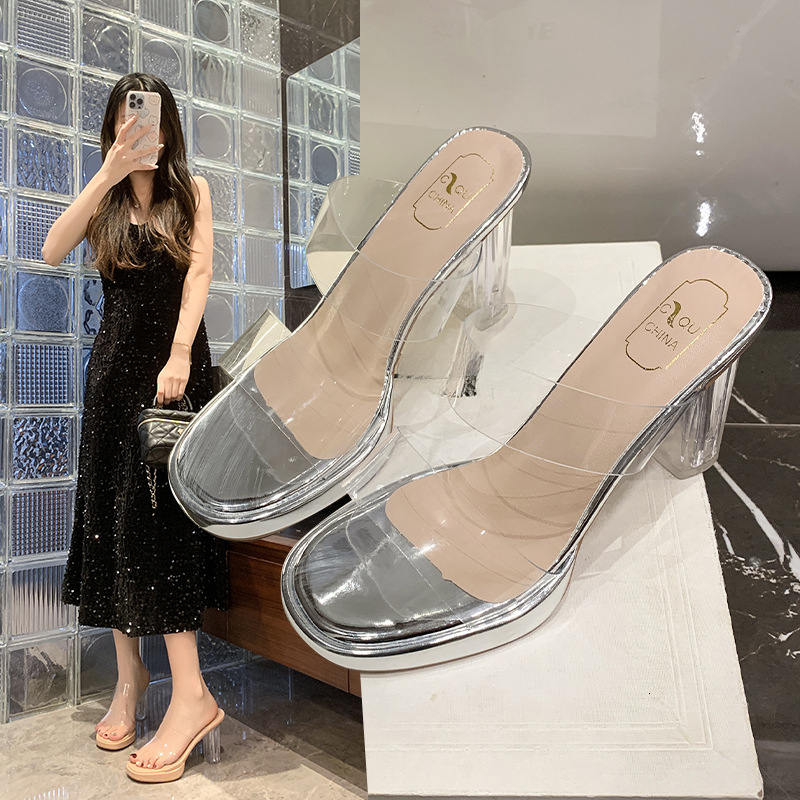 2025 Autumn New Women's High Heels Comfortable Thick Heels Crystal Heels Elegant Light Luxury Women's High Heels Designer Shoes