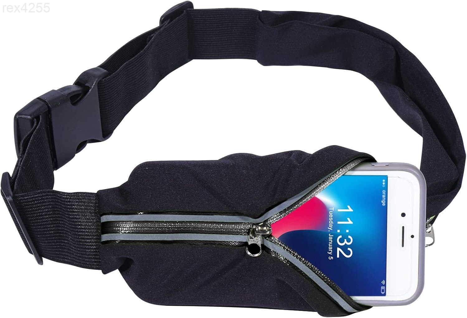 Running Belt Fanny Pack for Men Women Runner Marathon Jogging Waist Pack Sport Workout Exercise Fitness Phone Holder Belt for Men Women Jogger Slim Wa