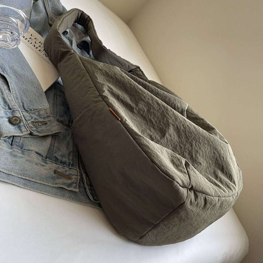 Large Oxford Hobos Women Solid Cloth Shoulder Korea Style Canvas Packages Unisex Strong Big Leisure Or Travel Bags