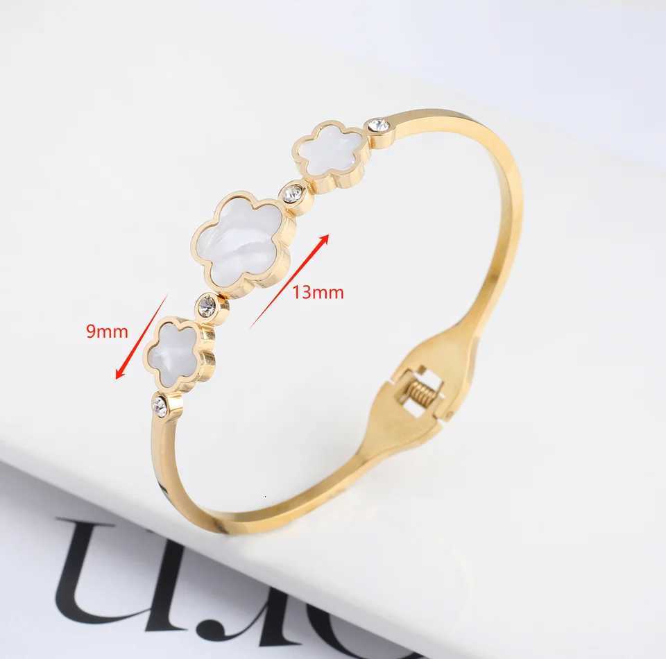 High Quality Hot Selling Plum Bloss Plant Five Flower Adjustable Bracelet Accories For Wens Luxury Jewelry S250912