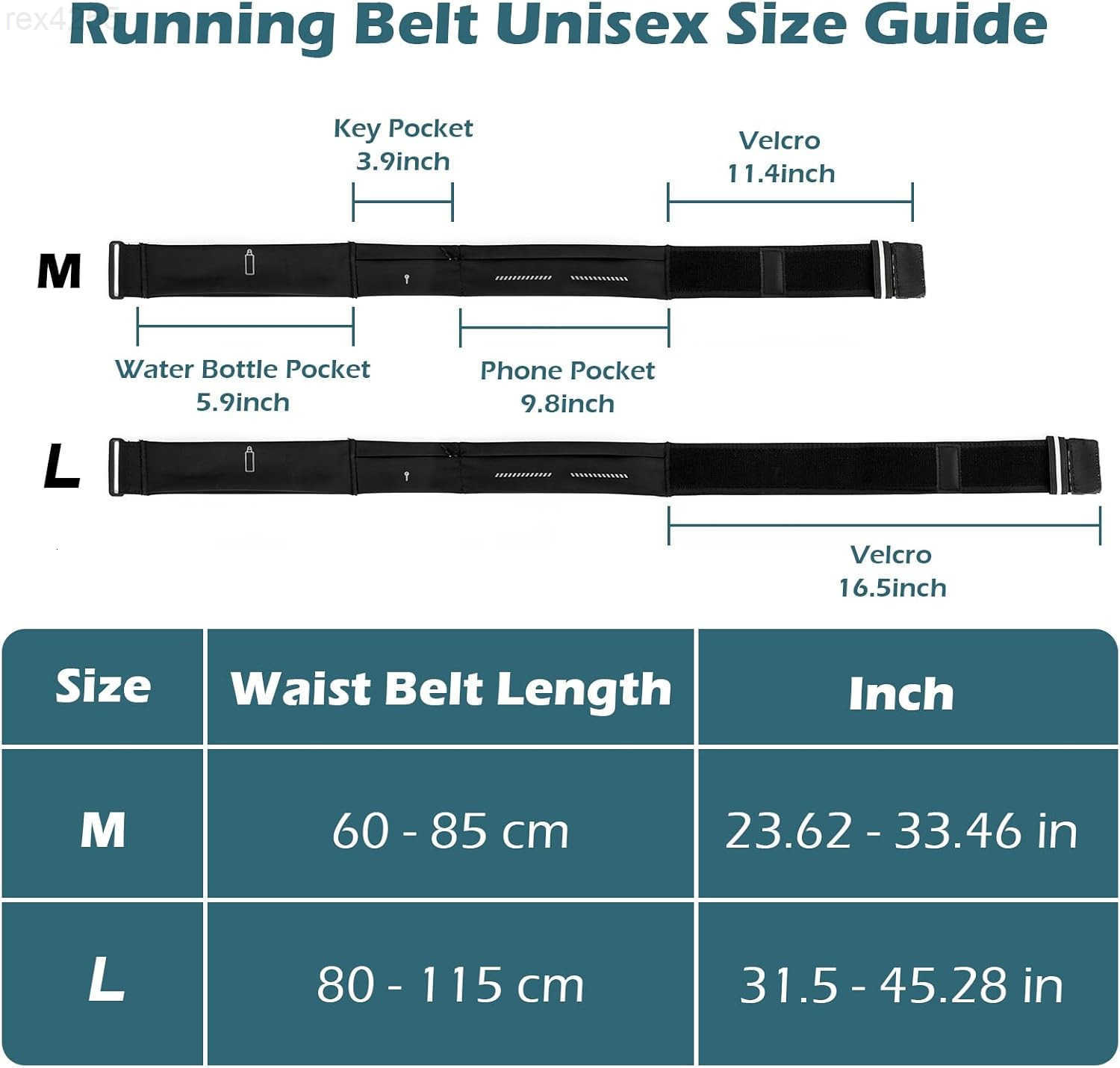 Slim Running Belt for Men and Women Running Waist Pack with Water Bottle Towel Multi Pocket Fanny Pack Phone Holder Adjustable for Running Climbing Me