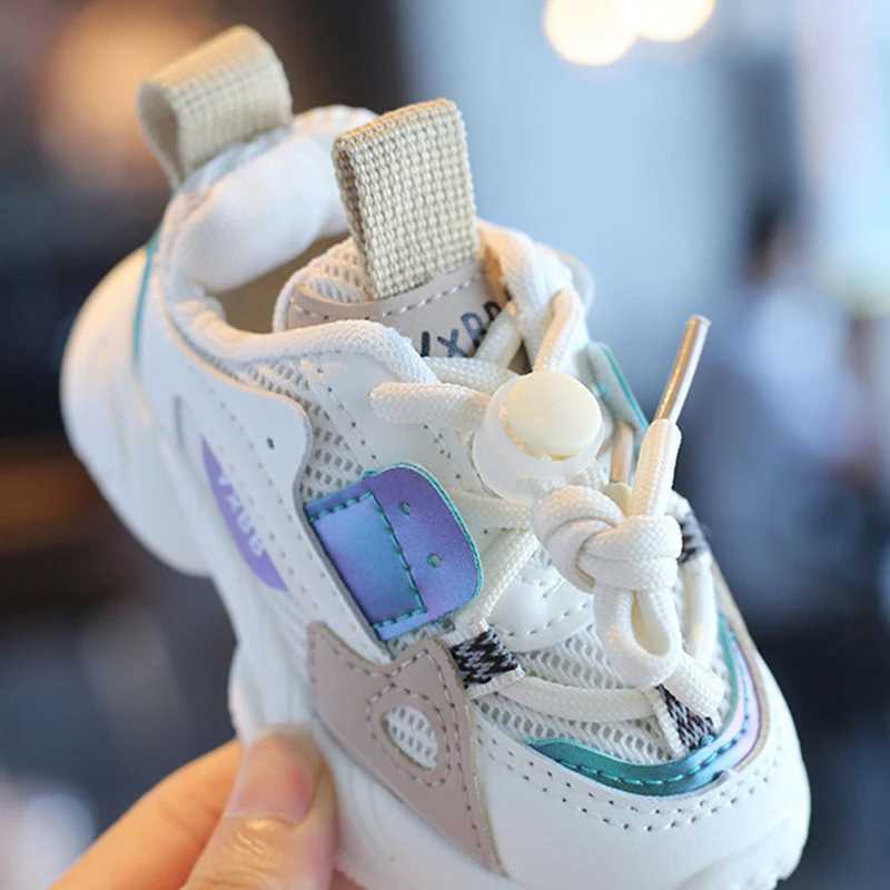 Sports Shoes Autumn Girls Boys Mesh Breathable Outdoor Shoes Children Casual Running Shoes Toddler Sneakers Y250912