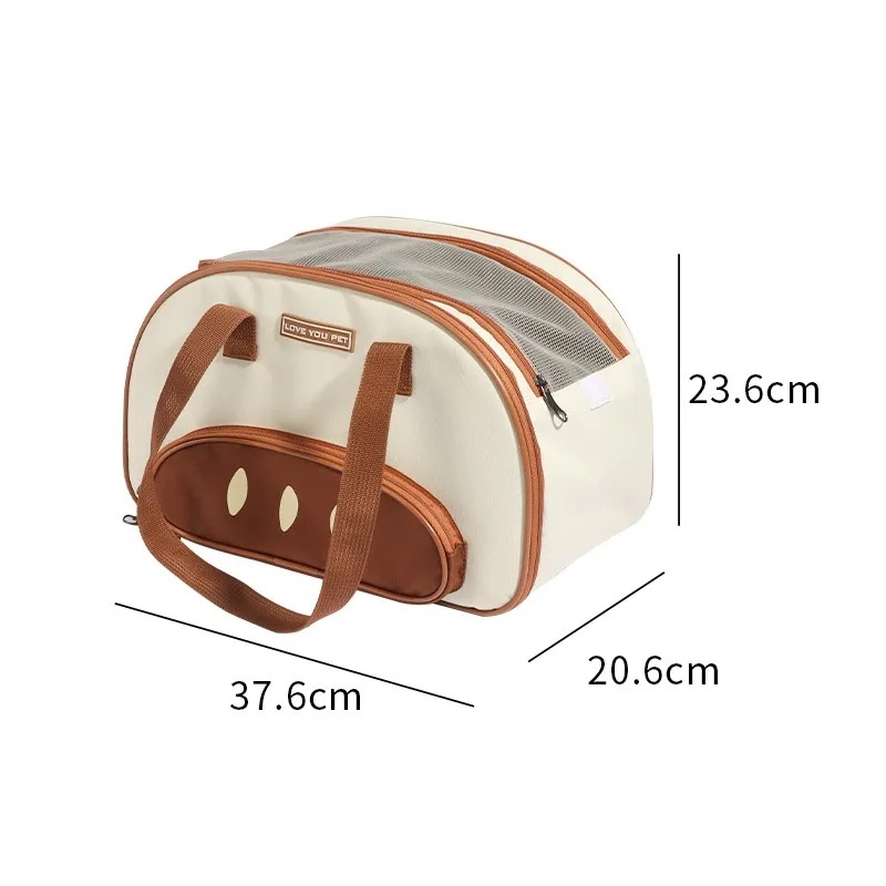 Pet carrier for small cats over 9 LBS Soft side small dog travel carrier Foldable carrying bag Sturdy transport carrier for long distance travel Pet B