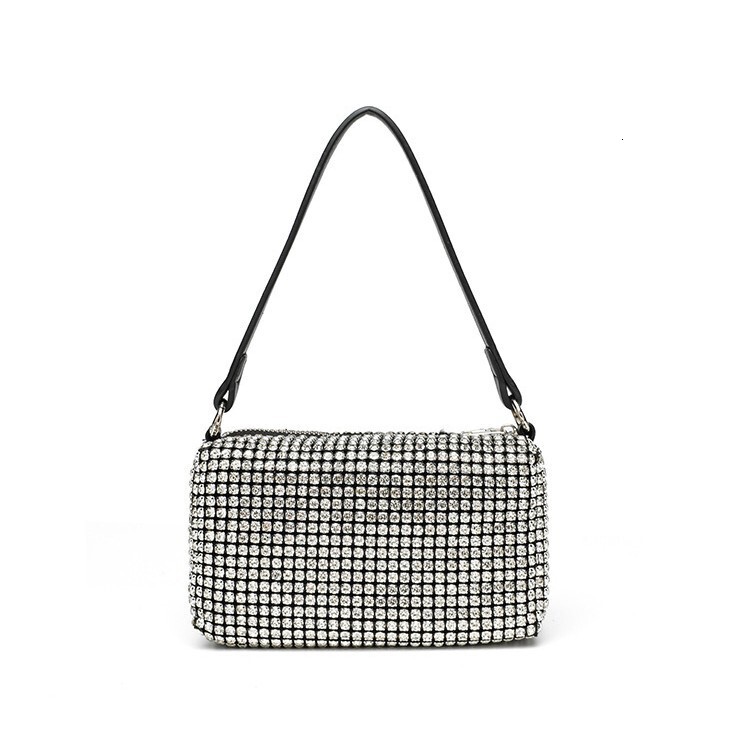 TB BHULAMTE designer bag 2025 Cross-Border New Classic Small Luxury bag Square Bag Bowknot Evening Handbag Rhinestone Clutch Shoulder Bag Full Rhinest