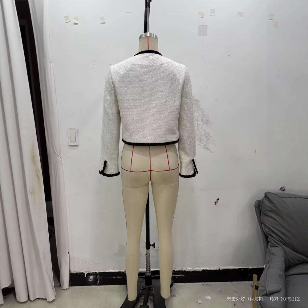 DHEssentials Z Brand Women's Clothing 2025 Autumn New Little Chanel Style Coat Feminine Chic Top 1293054