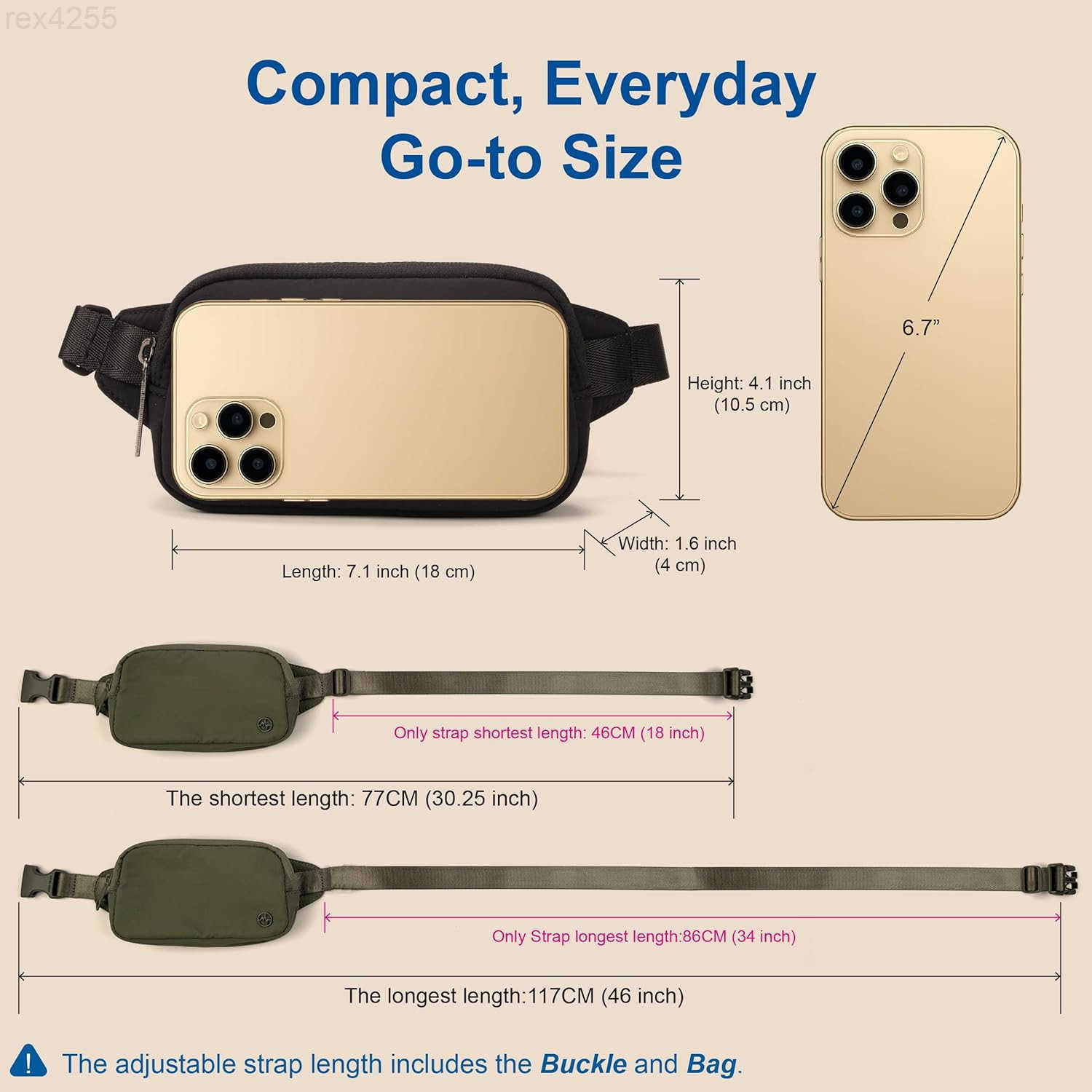 Mini Belt Bag Ultra Compact Fits 67 Phone Lipstick Earbuds Essentials Small Crossbody Waist Purse Grey SageW250912