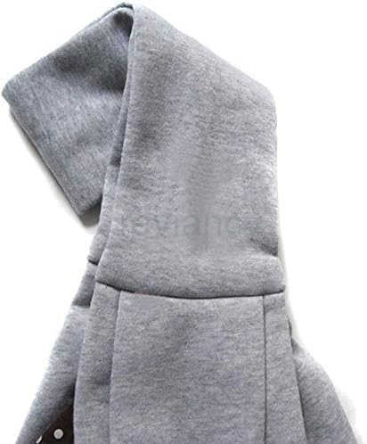 Pet Sling Carrier Bag Travel Tote for Cats Dogs Up to 16 lbs GrayW250912