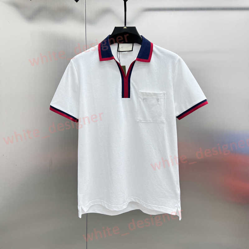 Designer Men's Polos high quality Men's Short Sleeve Polo Shirt Brand Design Cotton Fabric Business Mens Polo Shirt loose Golf Shirtsfor men Size M-3XL