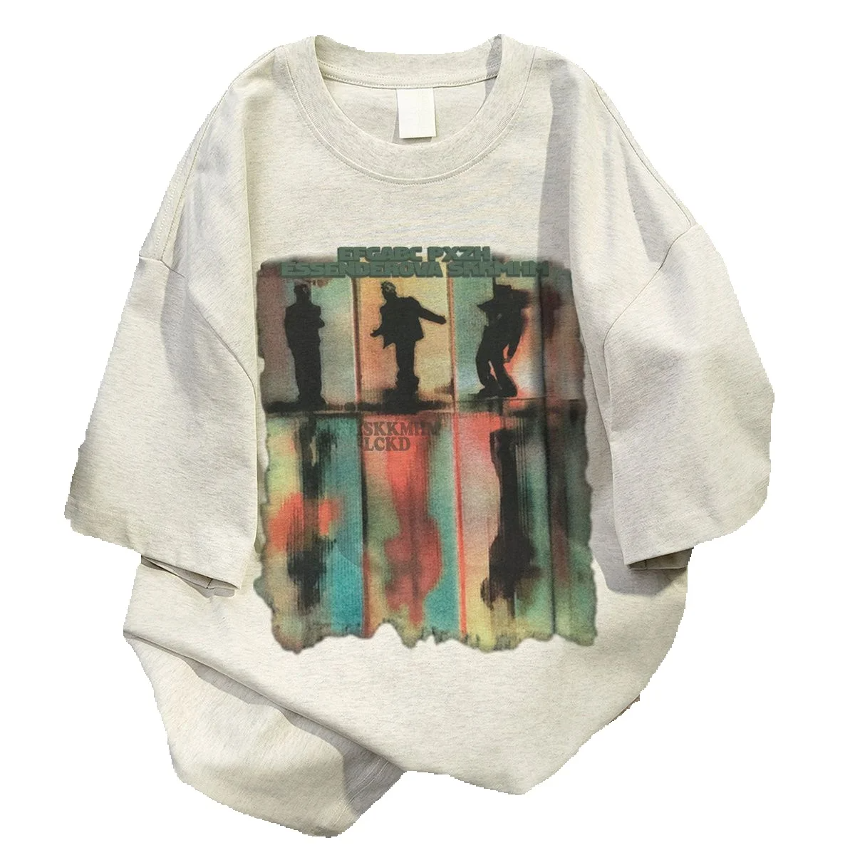 2025 new cotton print short sleeved summer designer men's T-shirt Korean version slim fit fashionable printable trendy T-shirt