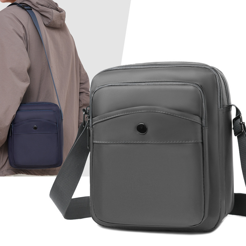 Free Shipping New Men S Large Capacity Single Shoulder Crossbody Handbag Korean Fashion Luxury Designer Bag Bag Trendy Multi Purpose Bag