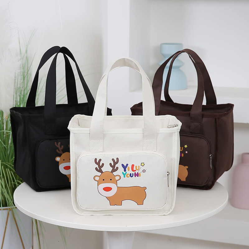 Large Capacity Simple Office Worker Student Versatile Luxury Bag Lunch Box Free Shipping Bag Office Worker Bento Bag Designer Bag Thickened Insulated 