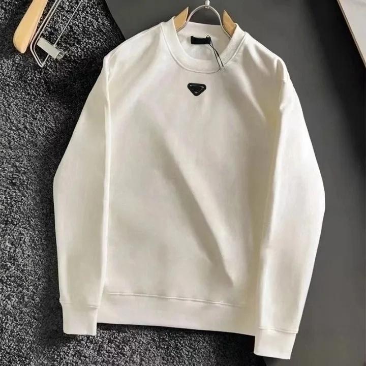 Mens Hoodie designer tracksuit off white t shirt Knit Pullover Streetwear Unisex Casual sweatshirt Loose Hooded Sweatshirt Trendy Solid color tops and