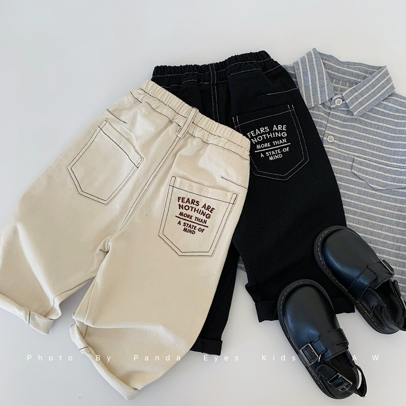 Ddmyshoesvip Spring Autumn New Products Children Boys Girls High Elasticity Cotton Pants Children Stylish And Solid Color Casual For Children