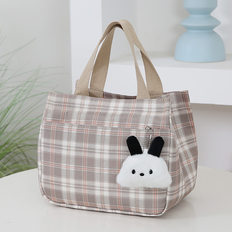 New Women S Bag Trendy Free Shipping Casual Plaid Designer Bag Handbag Shoulder Bag Luxury Bag Large Capacity Women S Backpack Office Worker Lunch Bag