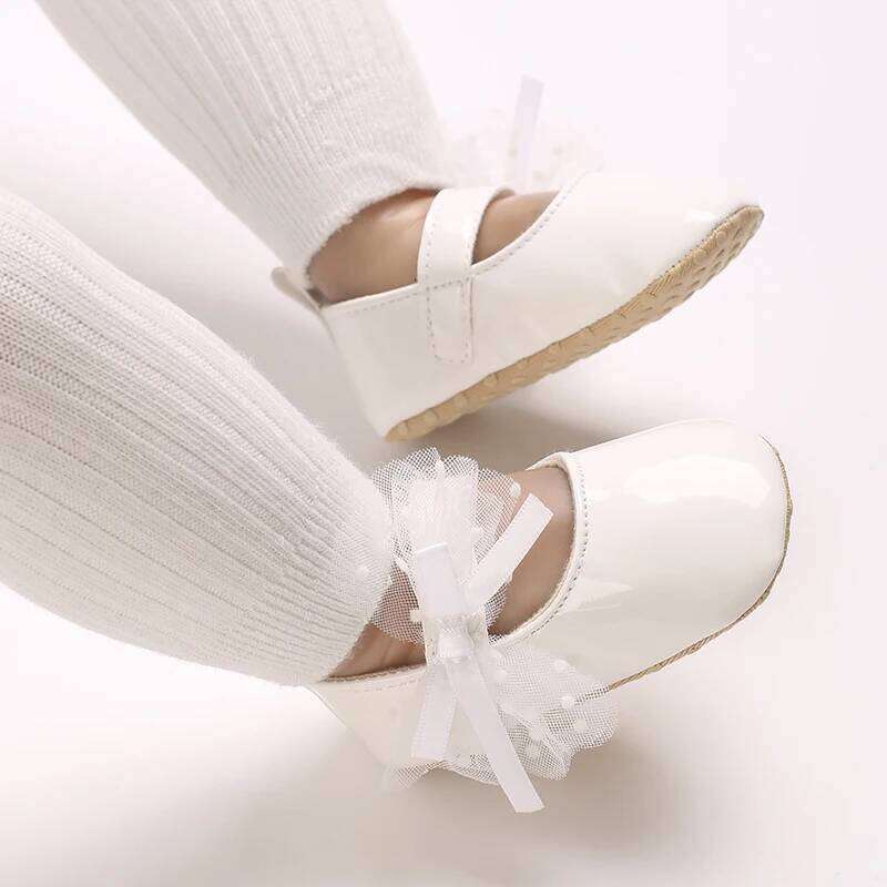 Baby Girls 0-18 Months First Walkers Soft Sole Princess Shoes Spring Autumn Cute Bow Comfortable