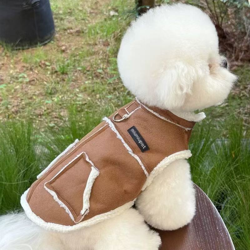 T1192 Pet autumn puppy belly protection clothes pajamas small puppy belly protection clothes cat Teddy four-legged clothes sterilization clothes