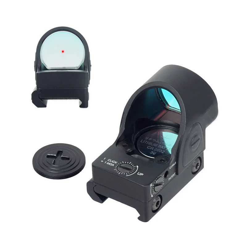 US Warehouse SR Mini RM Red Dot Sight Collimator Rifle Reflex Sight Scope fit 20mm Rail For Airsoft Hunting Rifle C250912