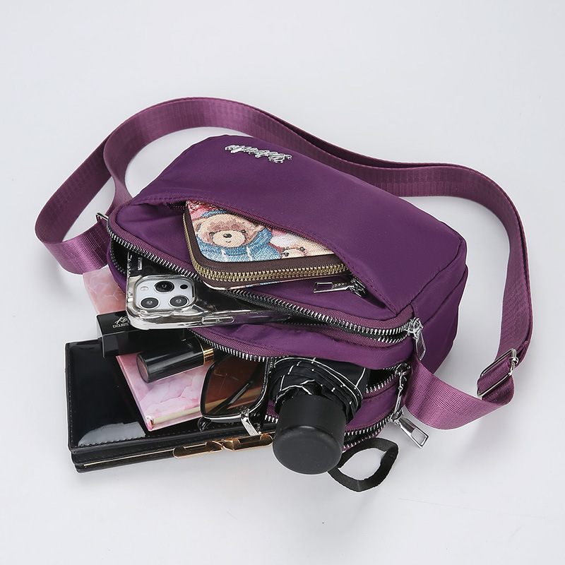 Women S Single Shoulder Bag Canvas Casual Simple Crossbody Bag For Middle Aged Designer Bag Luxury Bag And Elderly Multi Layer Business Purse Free Shi