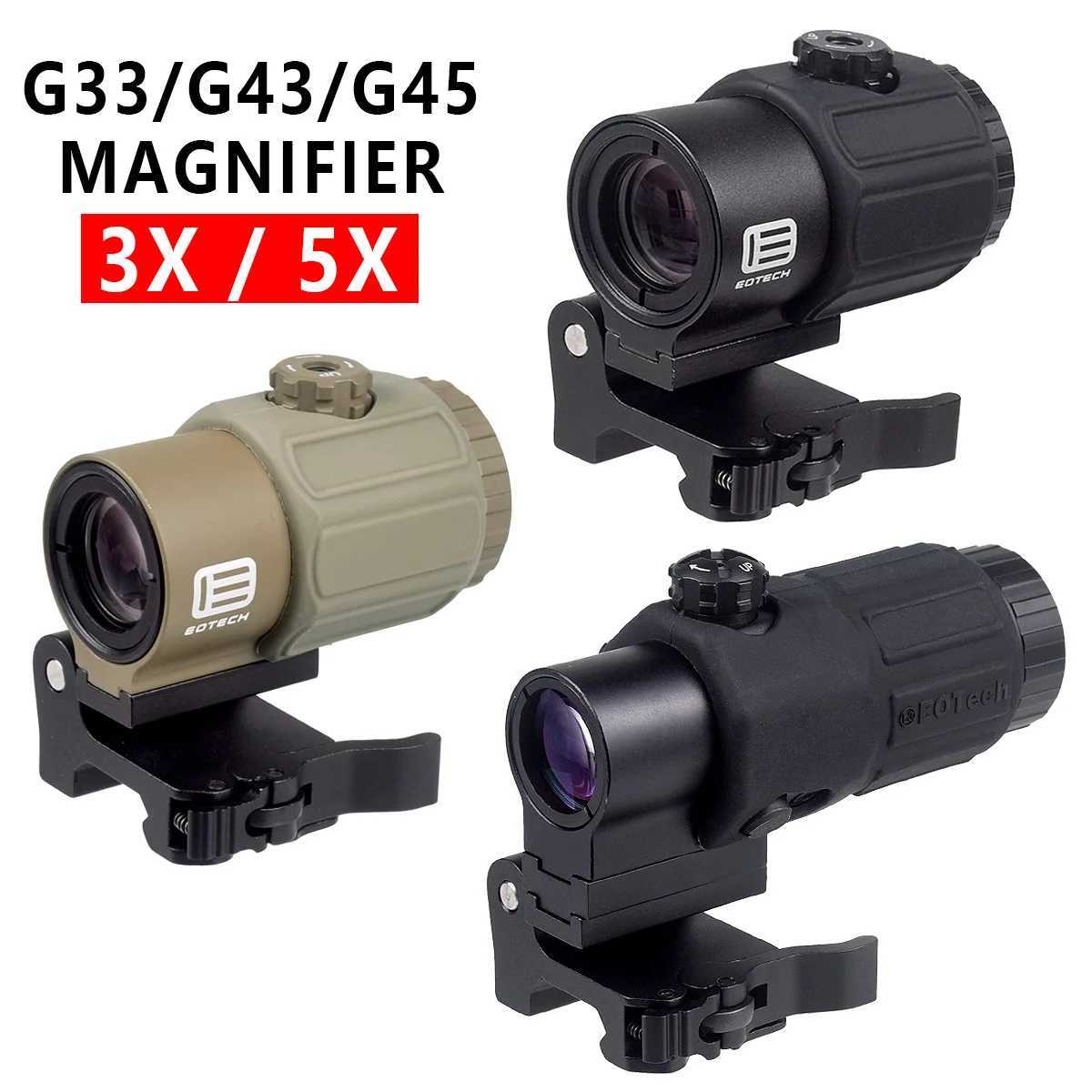 Tactical 551 552 553 558 Red Dot Holographic Sight G33 G43 G45 Scope 3X Magnifier Hunting Riflescope GBRS Riser Airsoft W250912