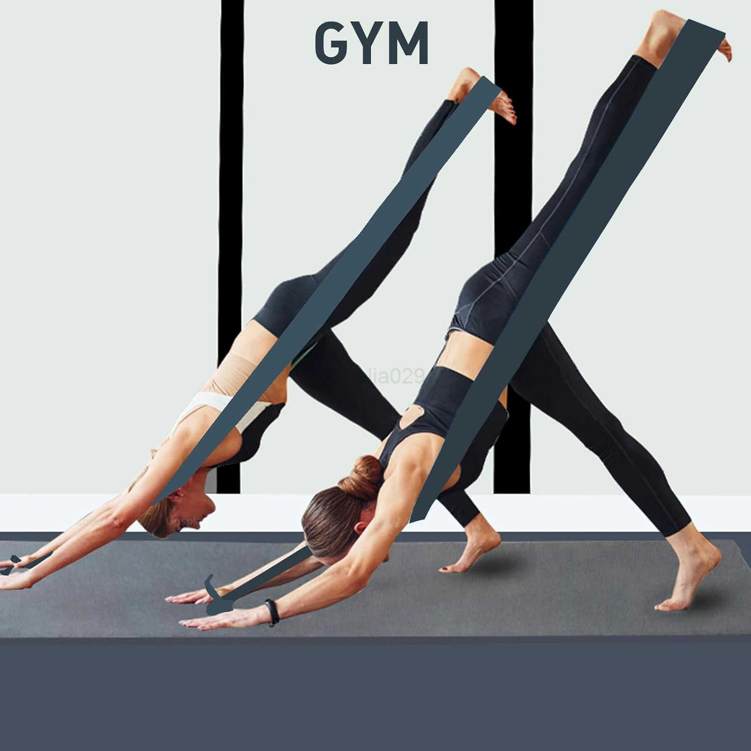 Professional 8 Yards Bulk Resistance Bands Rolls or 567 ft Long NonLatex Elastic Exercise Bands Stretch Bands for PT Yoga Pilates Rehab atHome or The 