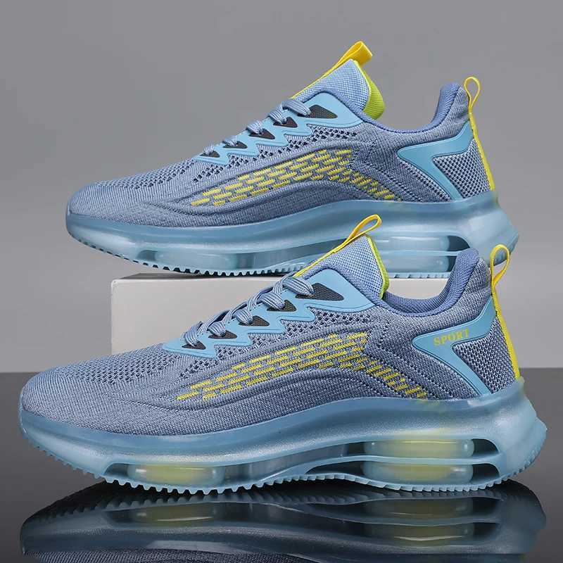 2025 New Casual Mens Fashionable Air Cushion Flat Shoes Breathable Lightweight Sports Shoes Suitable for Running and Walking W250912