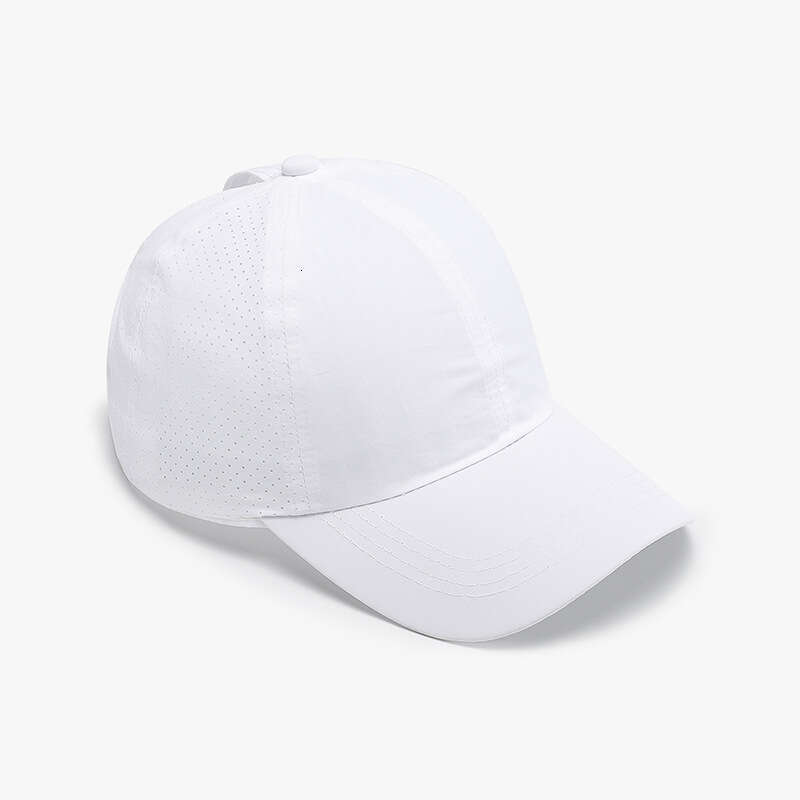 Plain Soft Top Quick-Dry Baseball for Women, Summer Cross Leak Ponytail Thin Breathable Mesh Outdoor Sun Protection Duckbill Cap