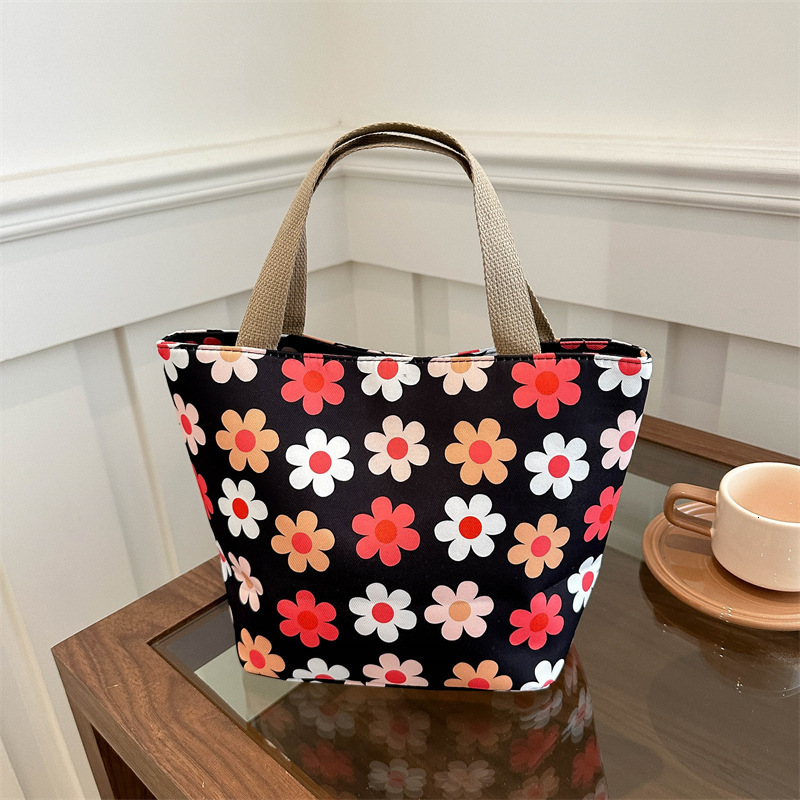 Trendy Cute Handbag Lunch Box For Designer Bag Office Free Shipping Workers Canvas Tote Bag For Moms Luxury Bag To Carry Meals Out