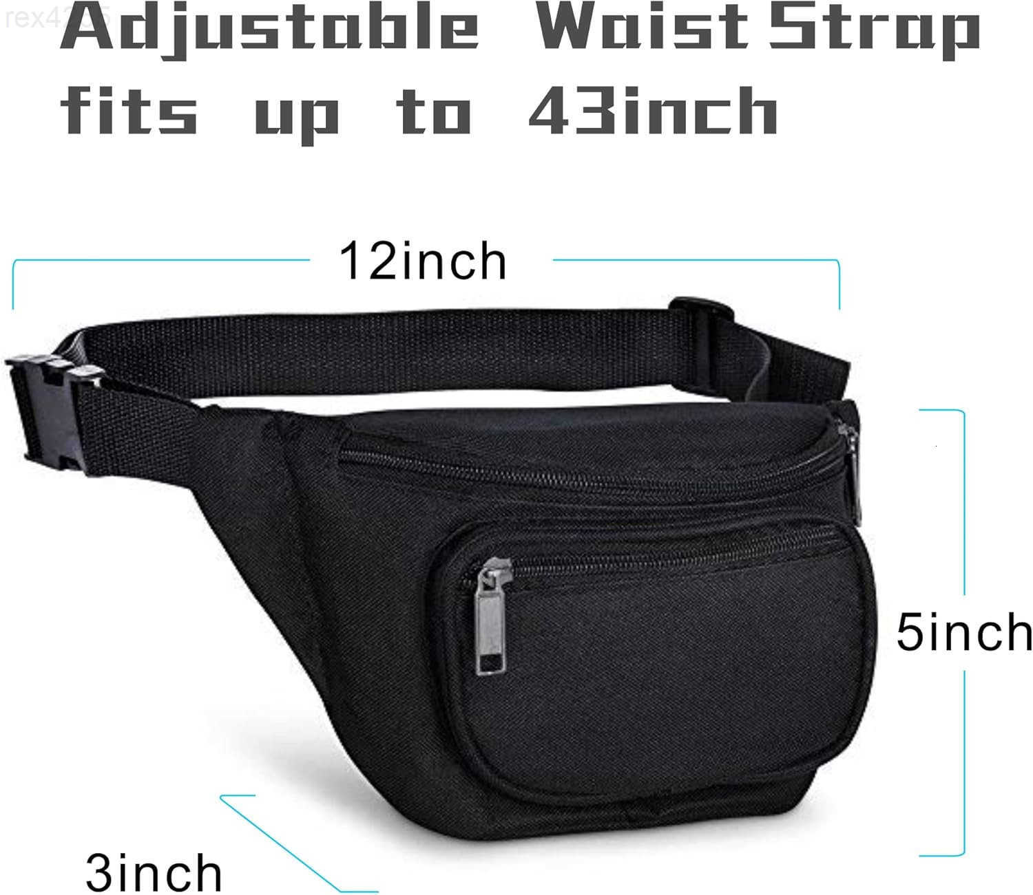 Pack BuyAgain Quick Release Buckle Travel Sport Waist Fanny Pack Bag For Men Or WomenW250912