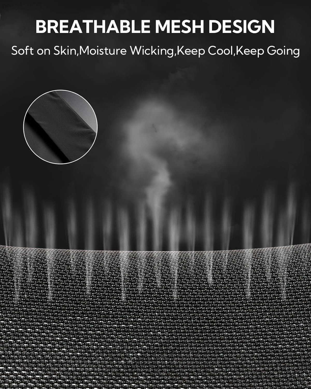 Running Belt Fanny Pack Slim Breathable 4 Pocket Waist Bag for Men Women Sport Workout Exercise Fitness Phone Holder Runner Marathon Jogging Waistband