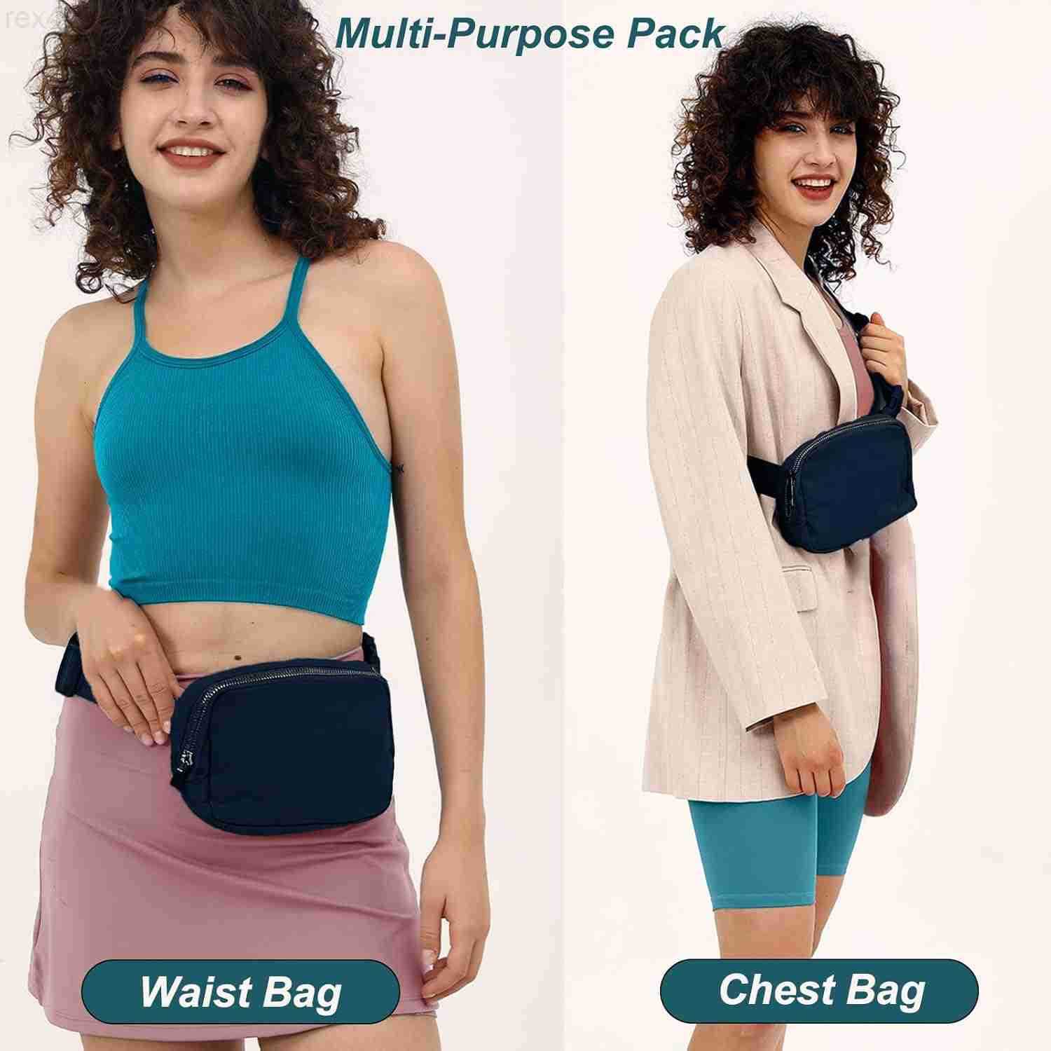 Fanny Pack for Women MenFashion Crossbody Bag Mini Belt Bag with Adjustable Strap and 118in Extension Belt Waterproof Waist Bag for Outdoor Running Hi