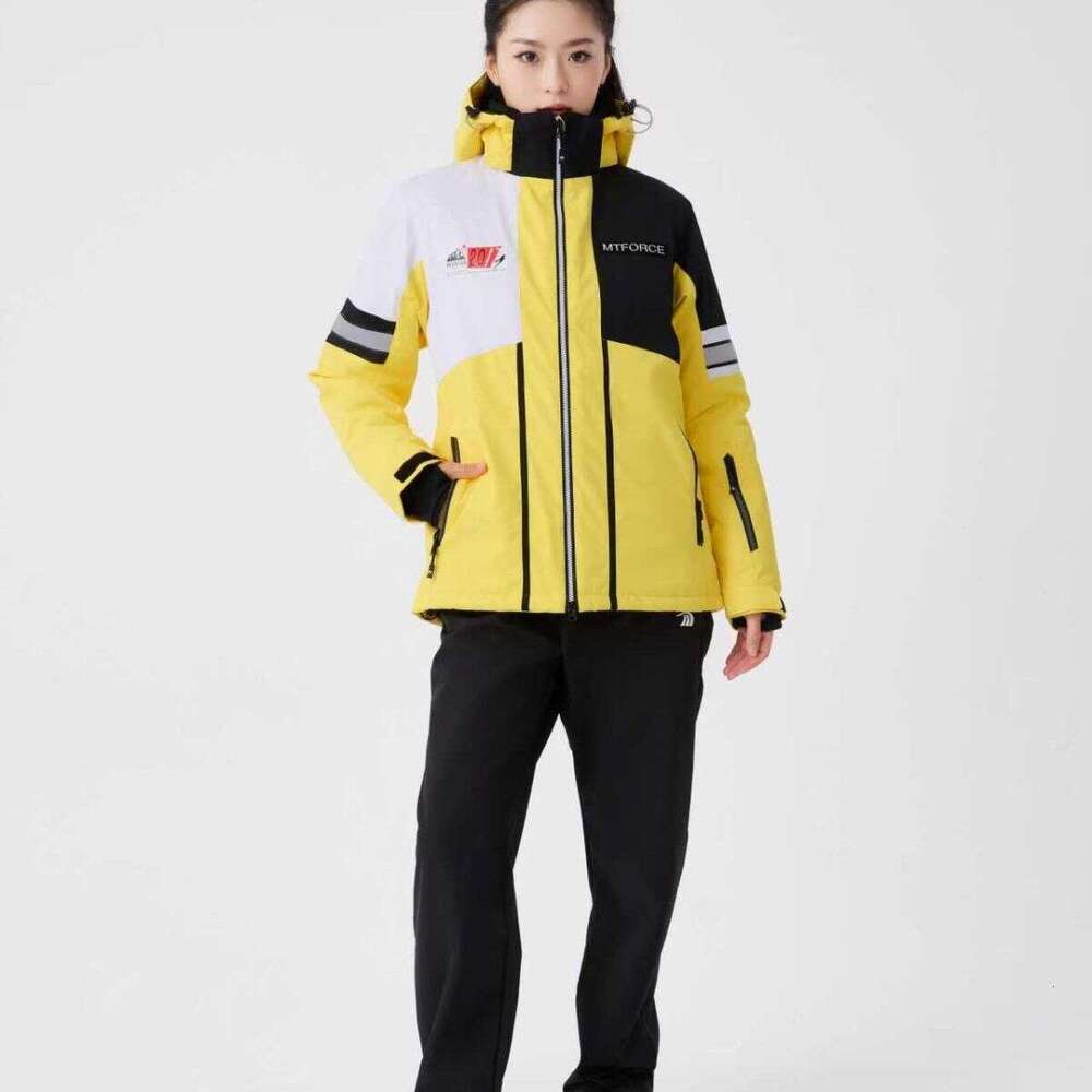 Outdoor Sports Skiing Jackets Female Mountain Hooded 2025 Woman Snow Coats Snowboard Clothes Winter Warm Windproof Ski Outerwear