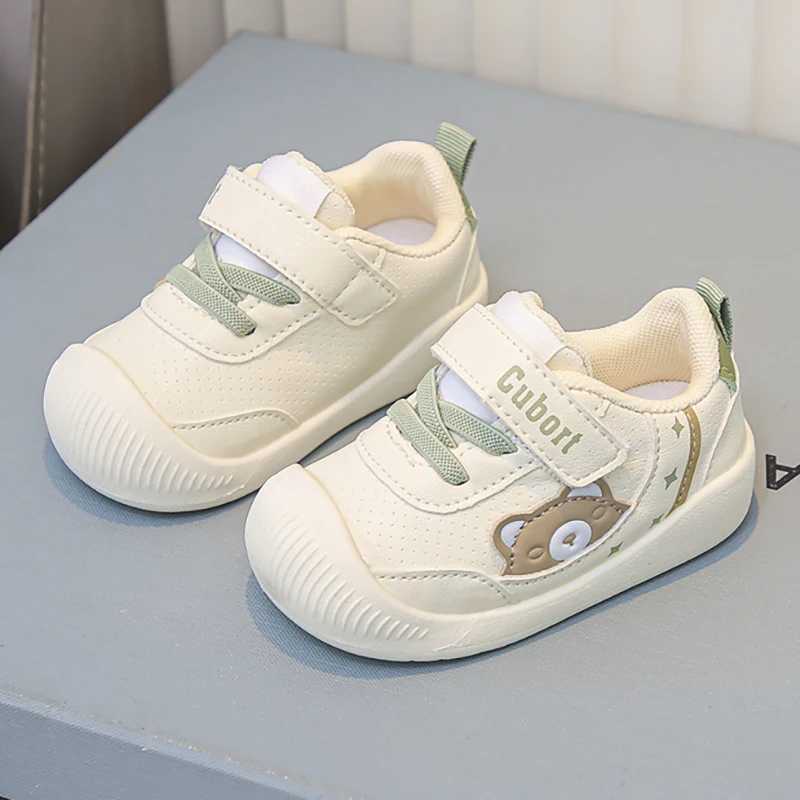 Korean Style Childrens Sport Shoes Ergonomics Toddler Shoes For Baby Boys Girls Softsoled Kids Sneakers Cute First Step Shoes Y250912