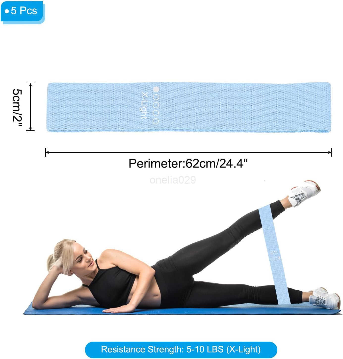 Fabric Resistance Bands Elastic Exercise Bands for Women and Men Booty Legs Workout Bands for Fitness Pilates W250912